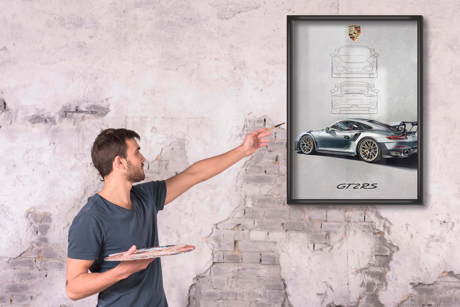 PORSCHE GT2RS Poster