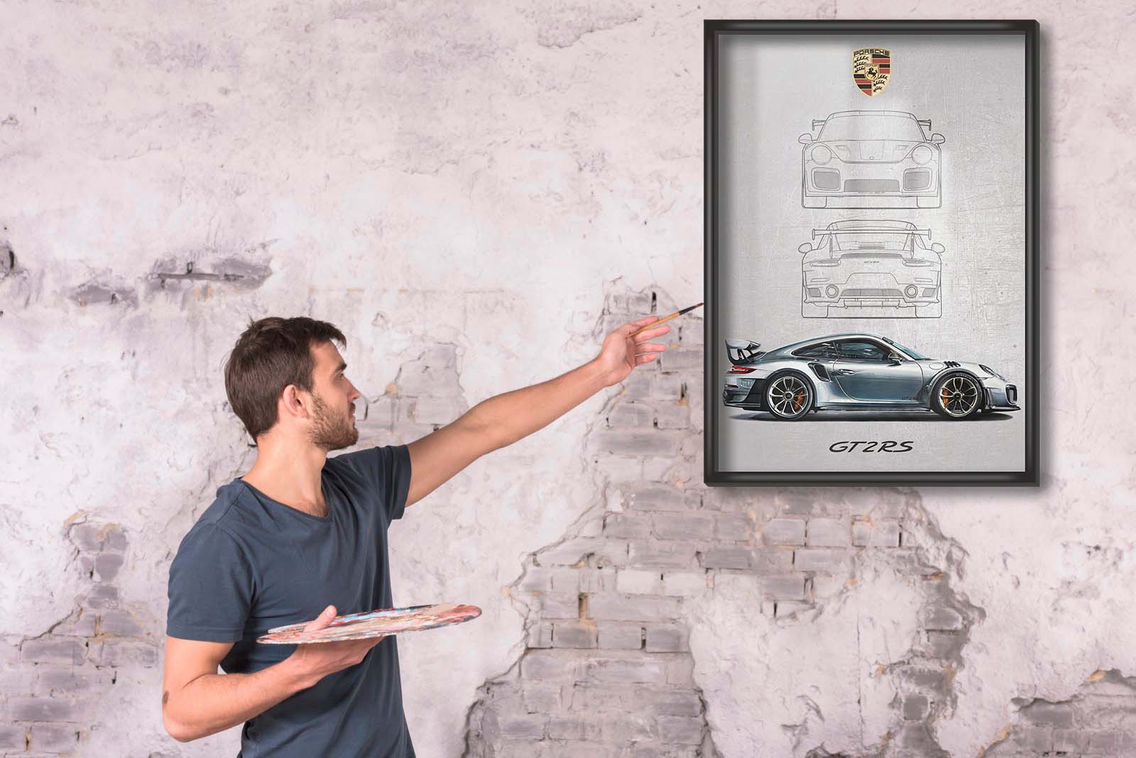 PORSCHE GT2 RS POSTER