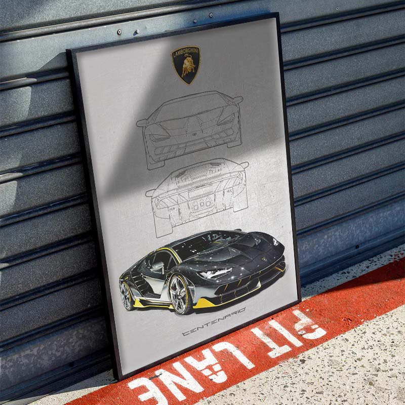 LAMBORGHINI CENTENARIO Poster