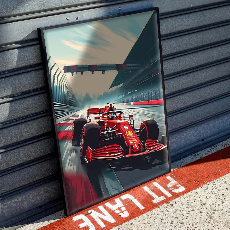 F1 Ferrari Poster