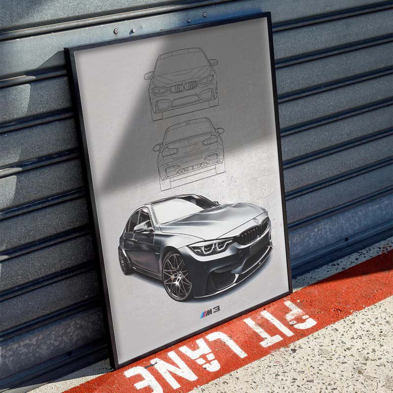 BMW M3 Poster