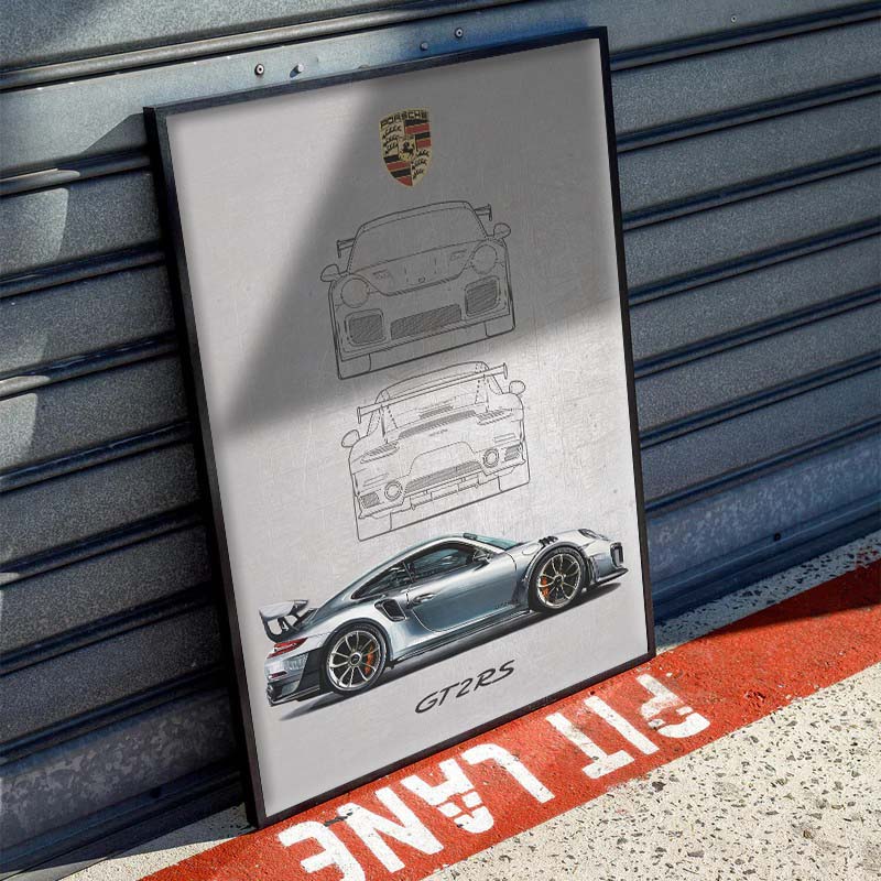 PORSCHE GT2 RS POSTER