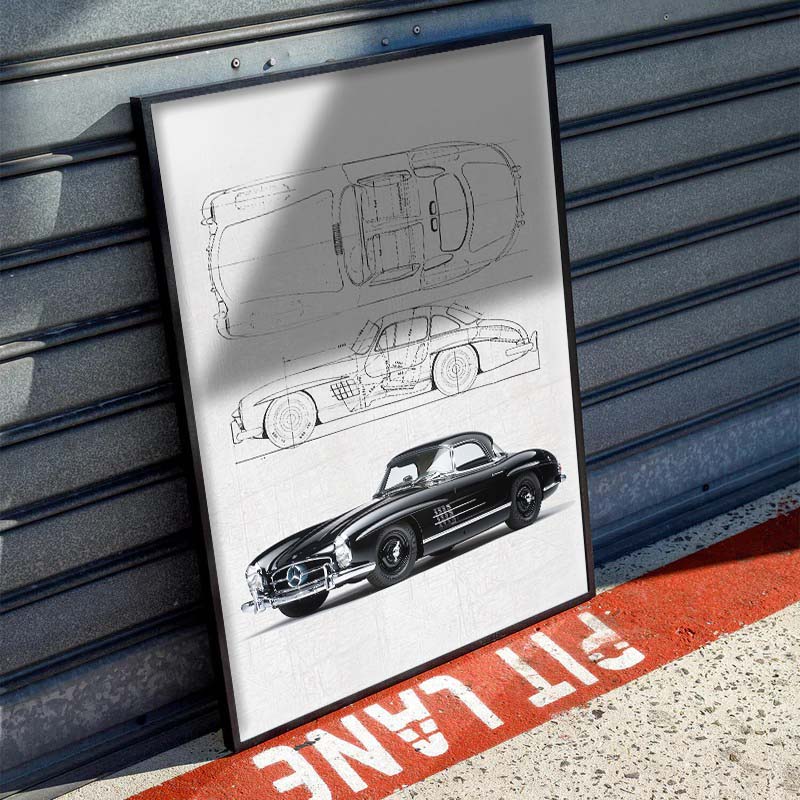 Mercedes-Benz 300 SL  poster